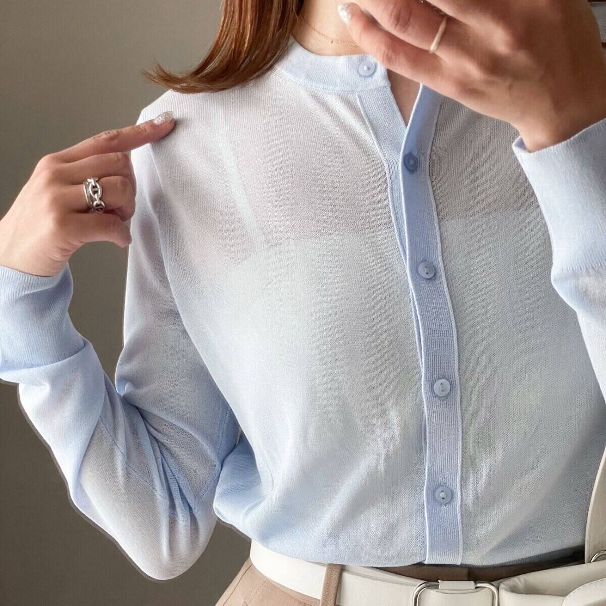 アラフォー158cmが着たら沼った♡ユニクロシアーカーデが夏のチート服すぎる！