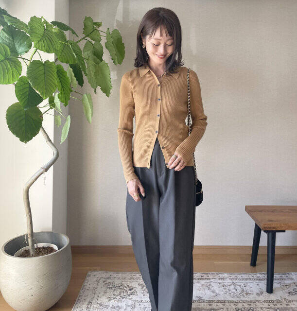 ユニクロさん…こんなのあり？！細見え力が凄い♡バズりニットで着回しコーデ