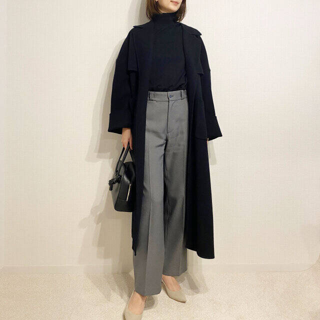 お洒落したつもりが…なんかイマイチ？定番黒コートがもっと垢抜ける！旬コーデのポイント