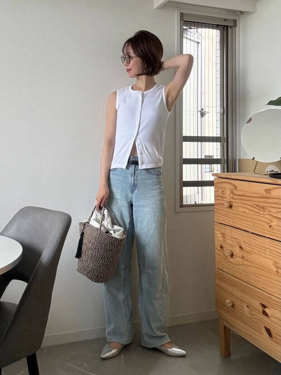 夏はユニクロのノースリーブが正解♡おしゃれな人はもう持ってる！ラクして垢抜ける着こなし6選