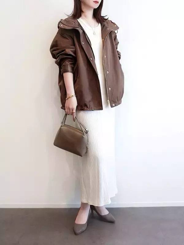 おしゃれな人の軽アウターはマウンテンパーカー！品よくこなれ感アップ♡春の着こなし術