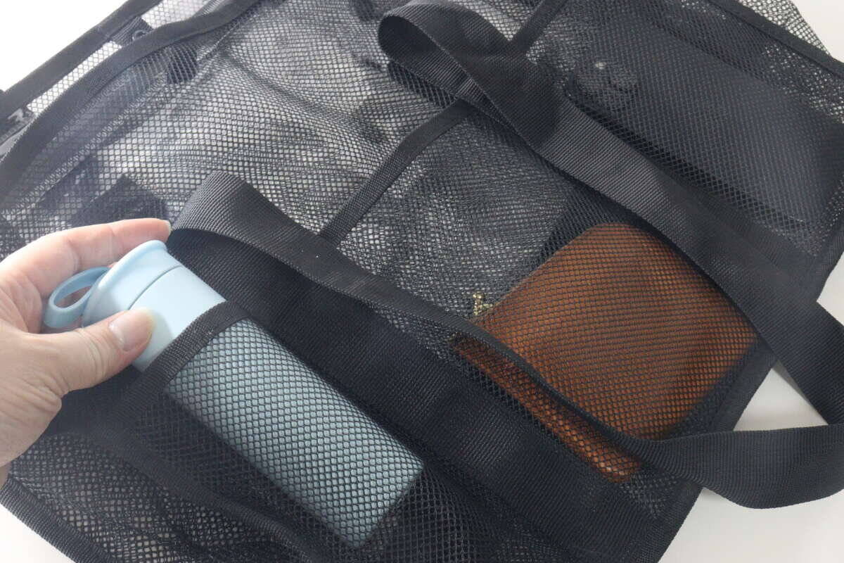 100均で500円か…って悩んだことを後悔！「見た目以上に使いやすい！」通気性抜群なバッグ