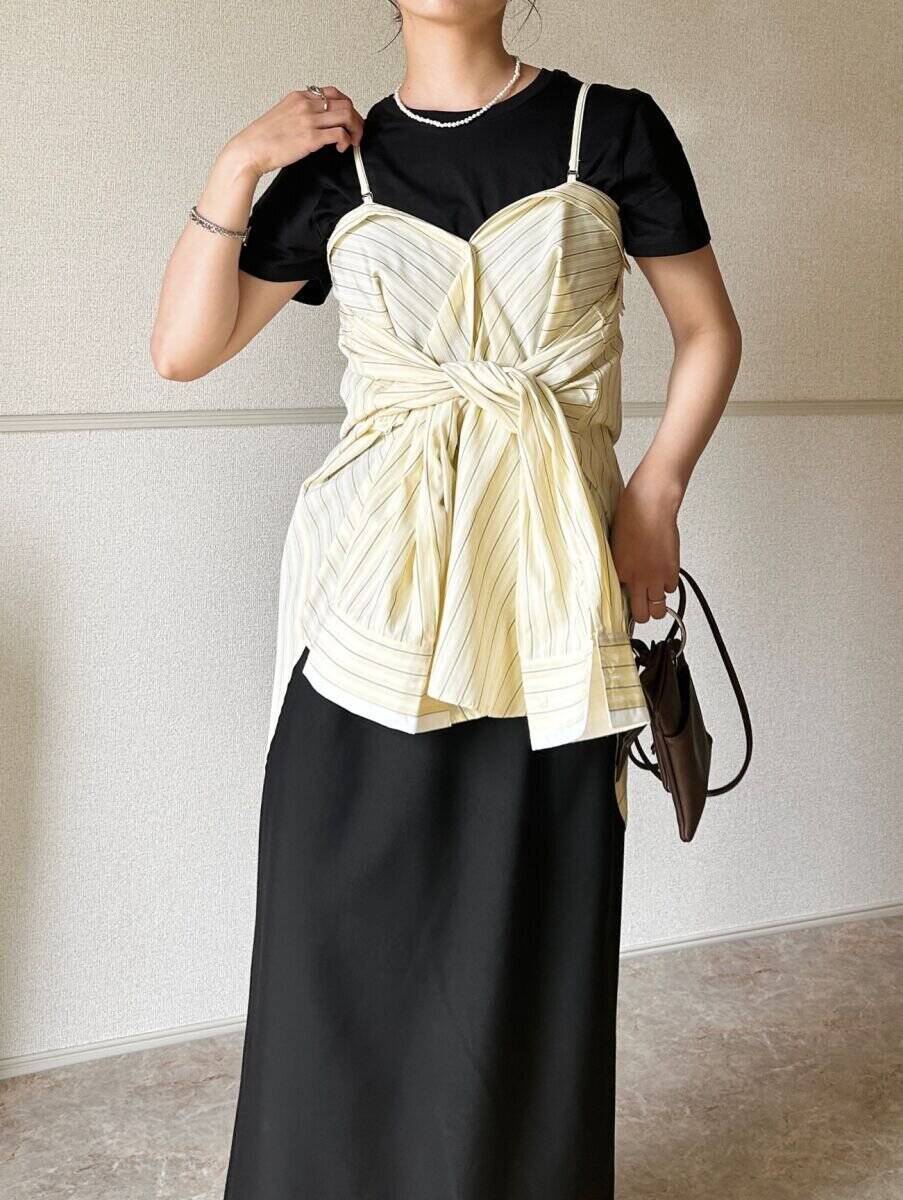 装いがマンネリな日はこれ！ユニクロの黒Tがひと工夫で新鮮♡春の着回し3コーデ！