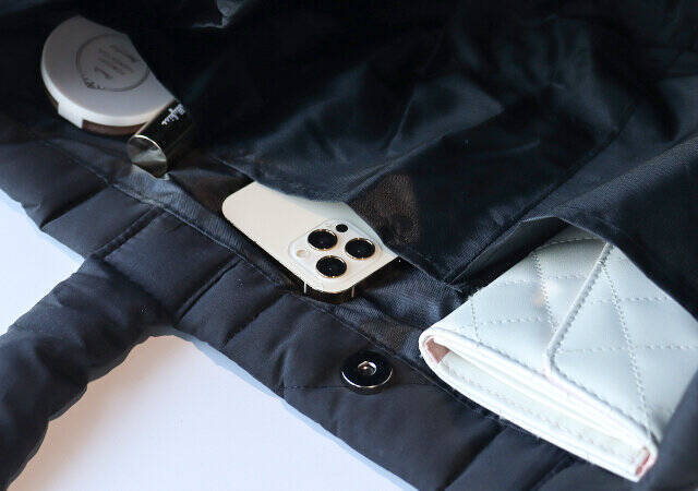 この付録はヘビロテ決定♡デザインも使い勝手も大優勝！大人のための黒キルティングバッグ