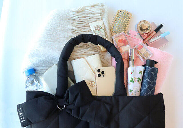 この付録はヘビロテ決定♡デザインも使い勝手も大優勝！大人のための黒キルティングバッグ