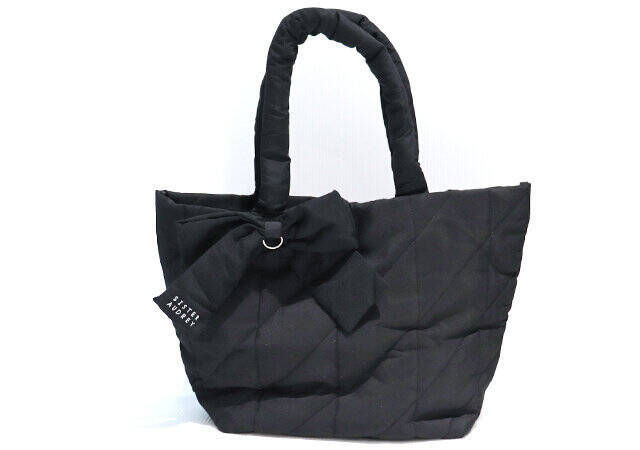 この付録はヘビロテ決定♡デザインも使い勝手も大優勝！大人のための黒キルティングバッグ