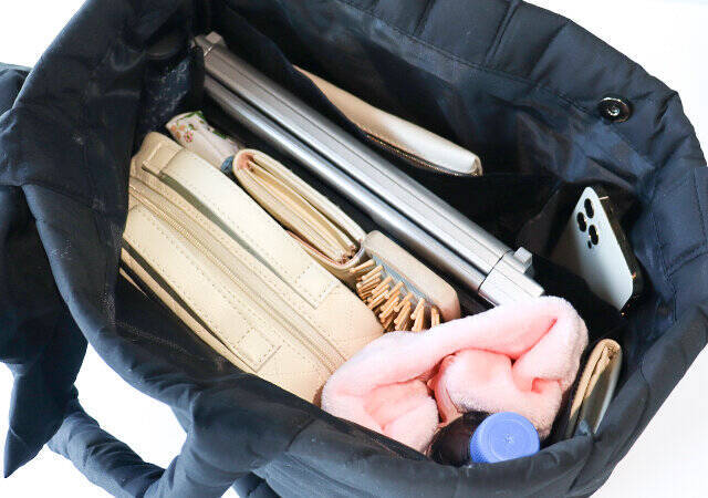 この付録はヘビロテ決定♡デザインも使い勝手も大優勝！大人のための黒キルティングバッグ