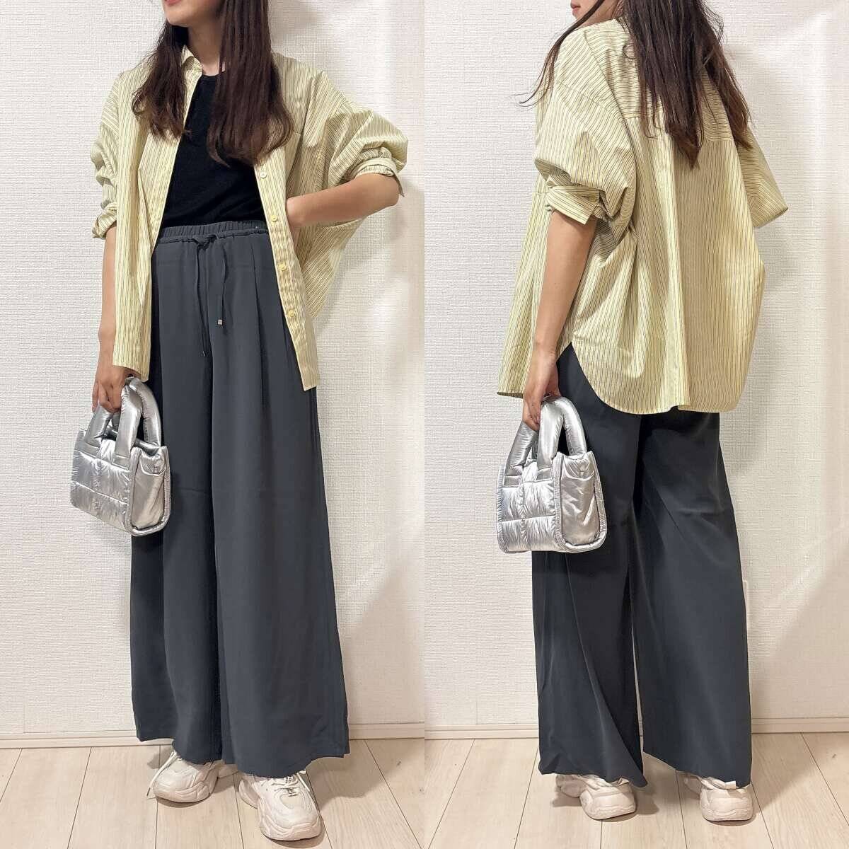 らくちんなのに上品見えするGUのワイドパンツが優秀すぎ♡春の着回し5コーデ！