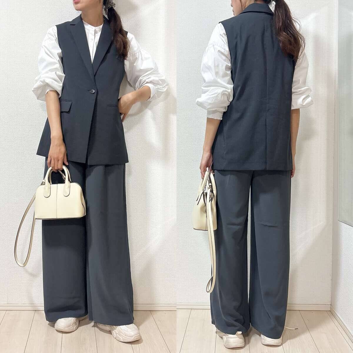 らくちんなのに上品見えするGUのワイドパンツが優秀すぎ♡春の着回し5コーデ！