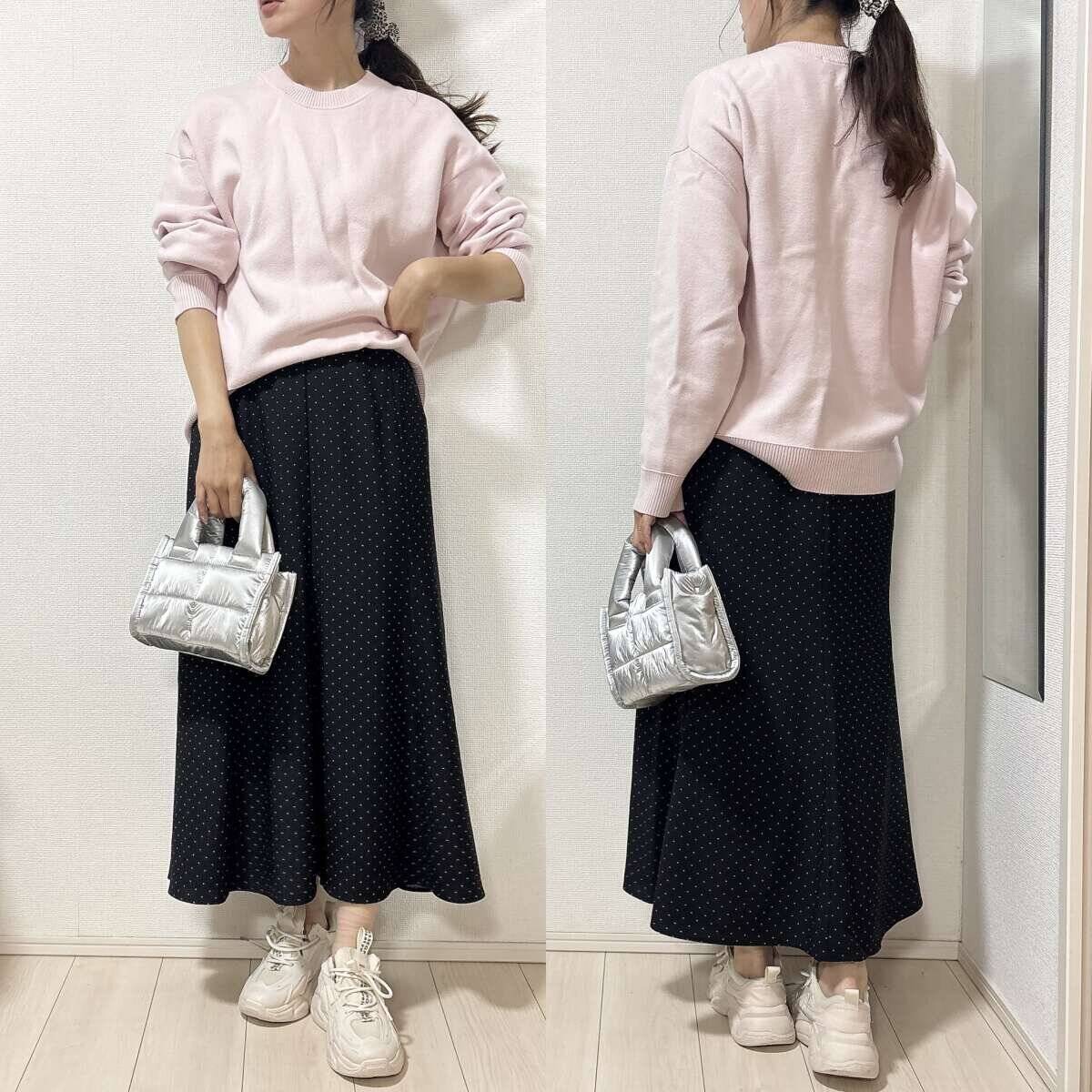 軽くてシワにならないから出番が多い…！ユニクロ上品マキシスカートの着こなし術