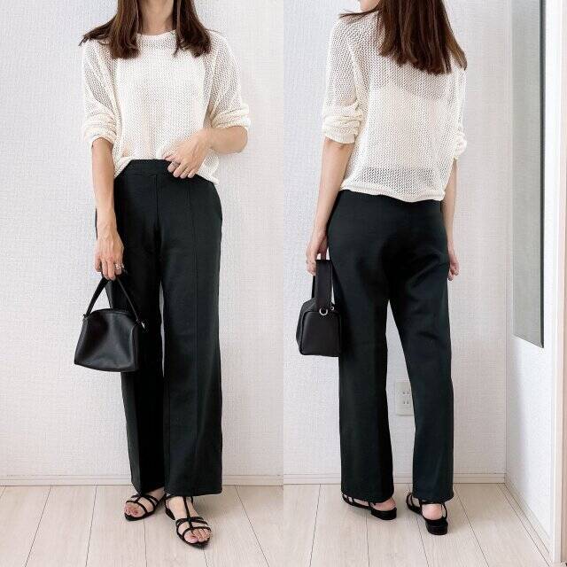 大人の「メッシュ」はユニクロが正解♡今バズり中！旬トップスの着回しコーデ5style