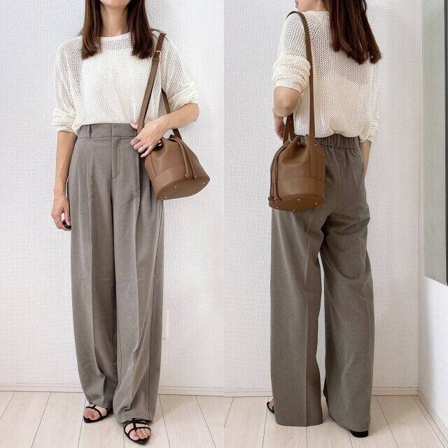 大人の「メッシュ」はユニクロが正解♡今バズり中！旬トップスの着回しコーデ5style