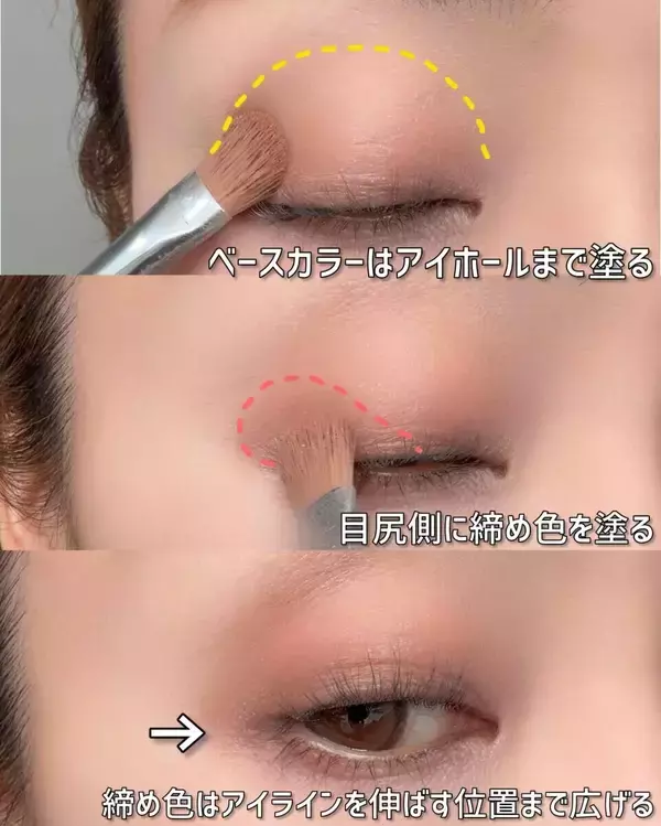 マネするだけでデカ目見え！プロ直伝のアイシャドウ塗り方MAP