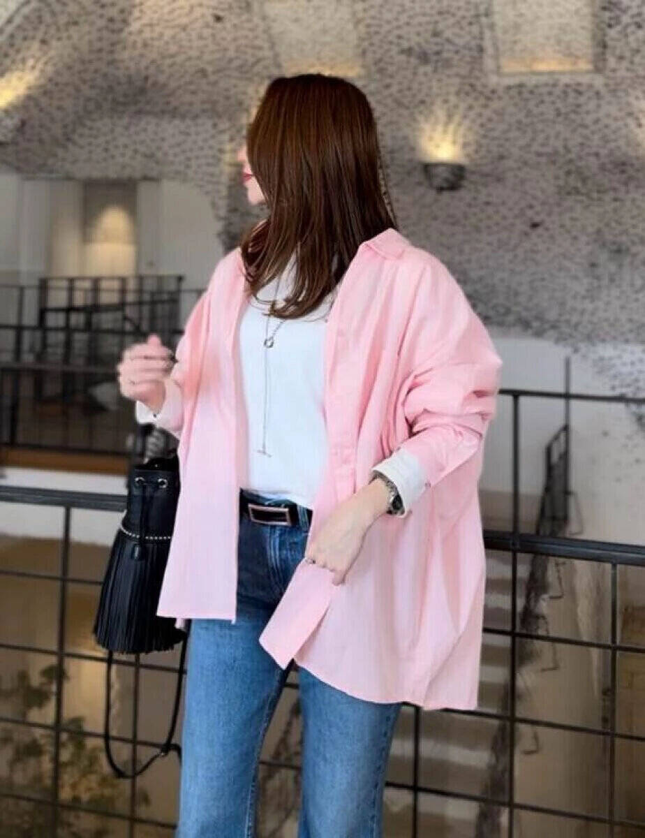 春のピンクシャツコーデが可愛すぎ♡大人女子にちょうどいい！おしゃれな人の着こなし6スタイル