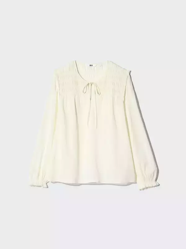 ユニクロのこれ早く買えばよかった～！1枚でサマになる♡上品で毎日着たい春ブラウス5選