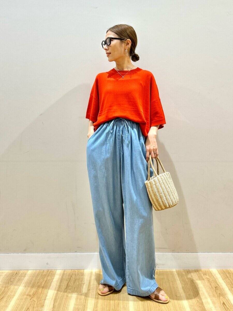 夏デニムはワイドパンツでリラクシーに決める♡抜け感たっぷりの爽やかスタイル5連発