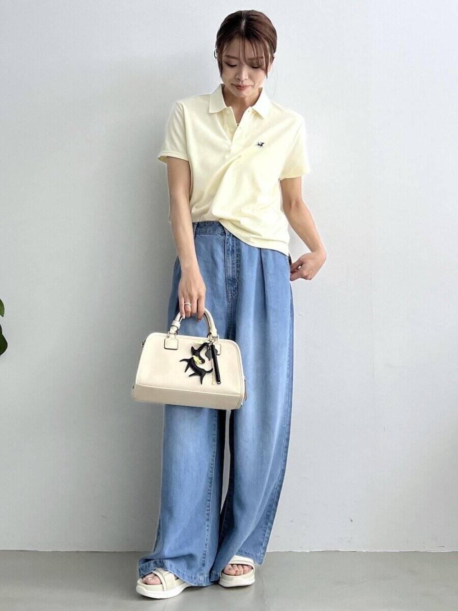 夏デニムはワイドパンツでリラクシーに決める♡抜け感たっぷりの爽やかスタイル5連発