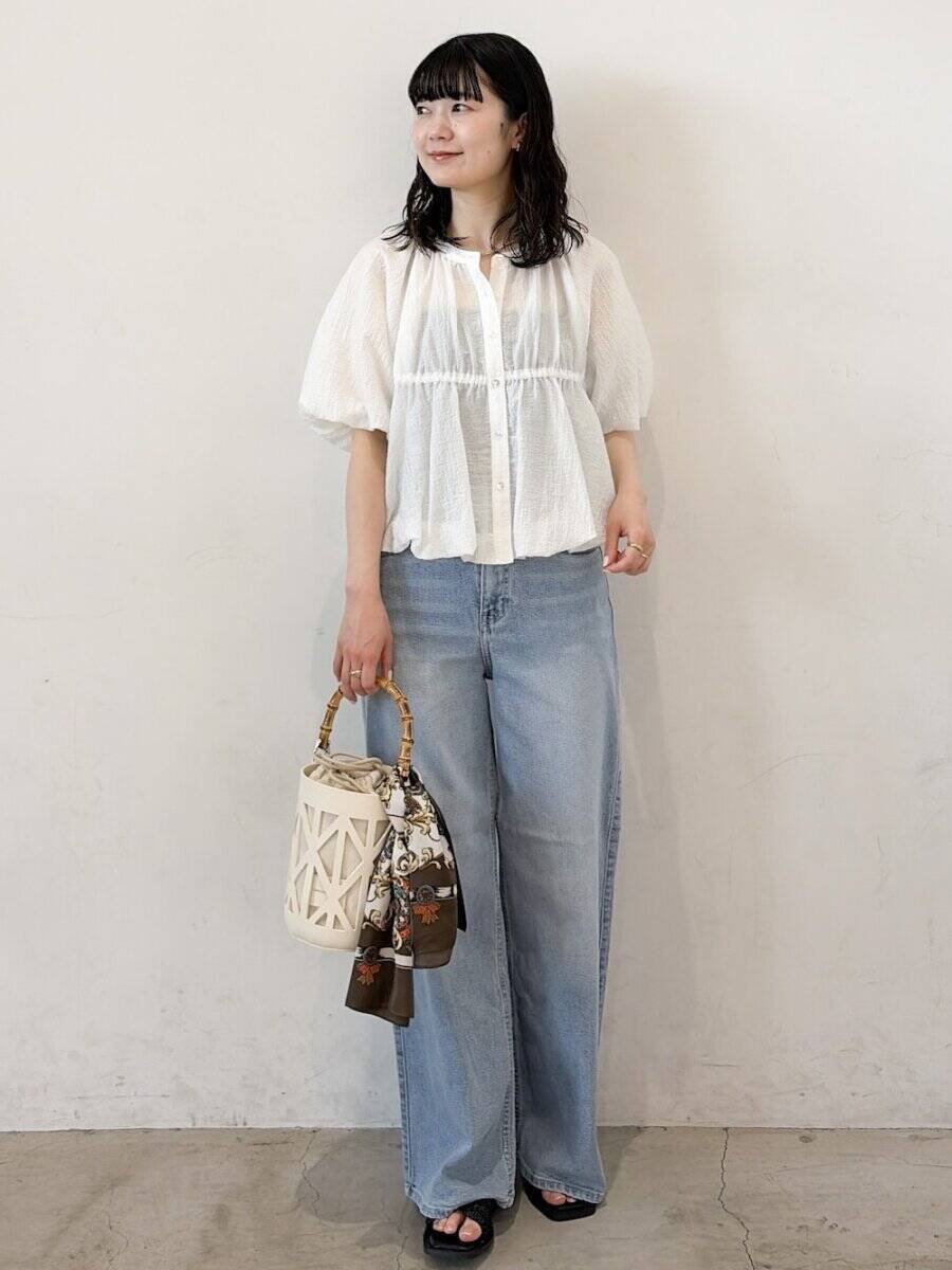 夏デニムはワイドパンツでリラクシーに決める♡抜け感たっぷりの爽やかスタイル5連発