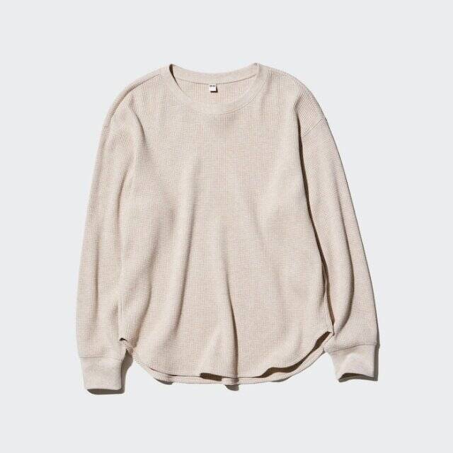【ユニクロ】ニット着るともこもこ着ぶくれ…！ダウンの下にちょうどいい♡長袖トップスリスト