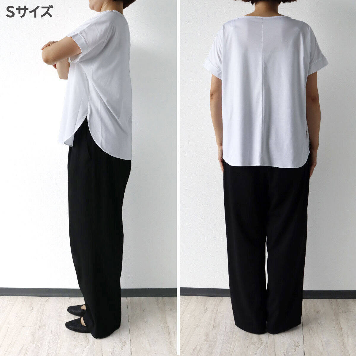 今年買うべき白Tはコレ！サイズで印象が変わる♡PLSTの高見えTシャツS・M・Lを徹底比較