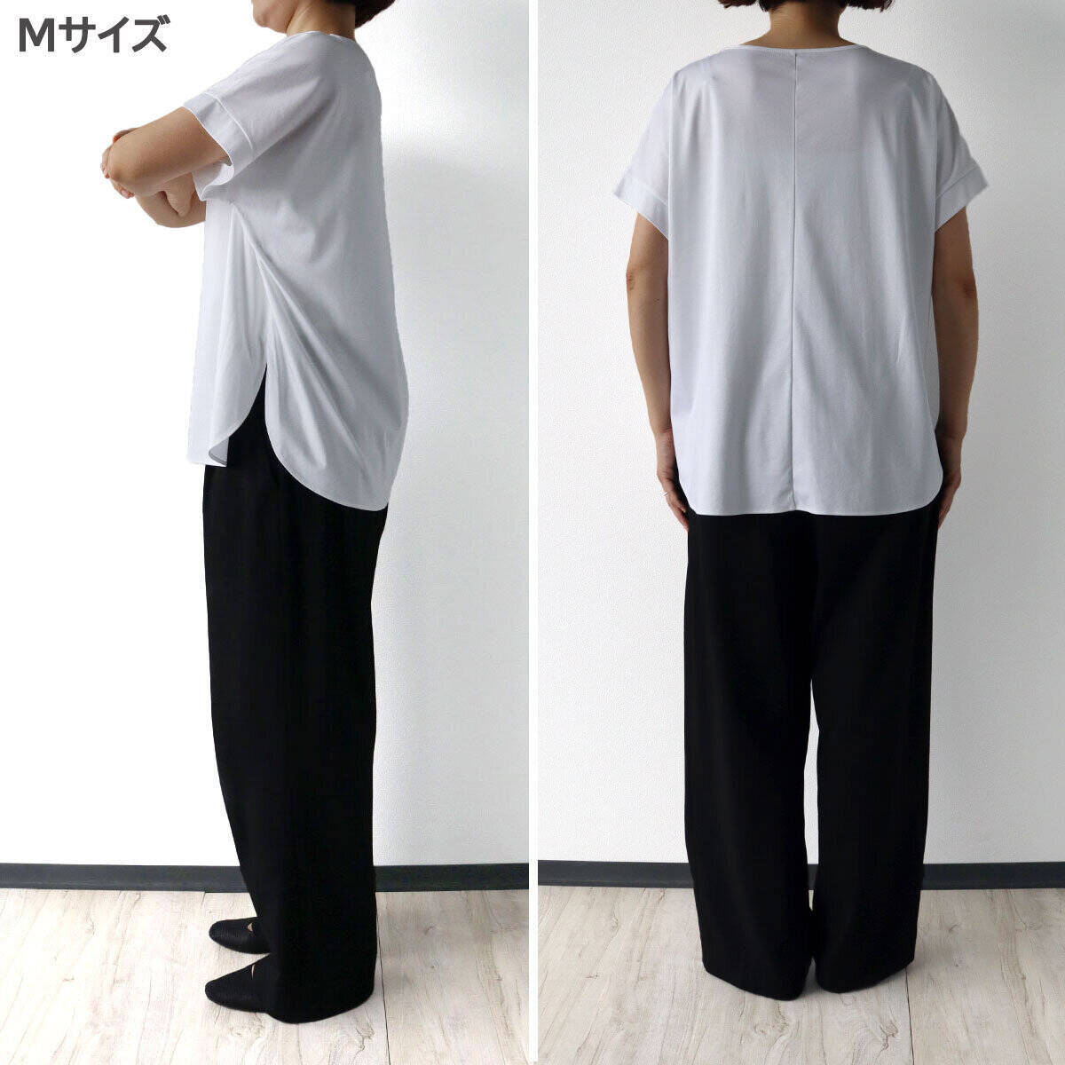 今年買うべき白Tはコレ！サイズで印象が変わる♡PLSTの高見えTシャツS・M・Lを徹底比較