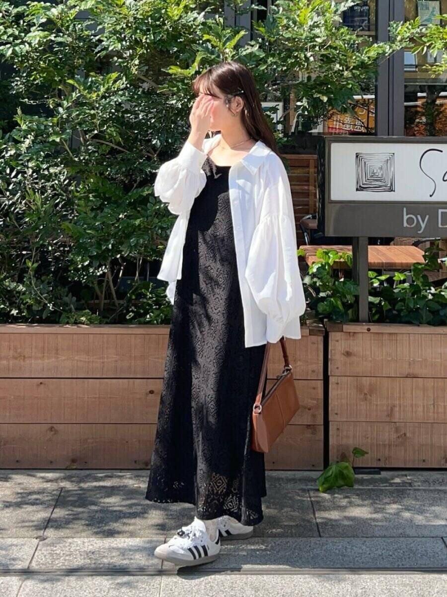 黒キャミワンピがやっぱ頼りになる～♡ラクなのに着痩せ効果大！おしゃれな人の着こなし5選