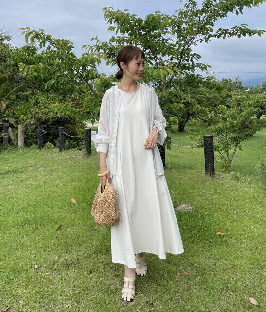 着心地最高～♡ユニクロで今バズリ中！着回しもできちゃう最優秀「夏ワンピ」