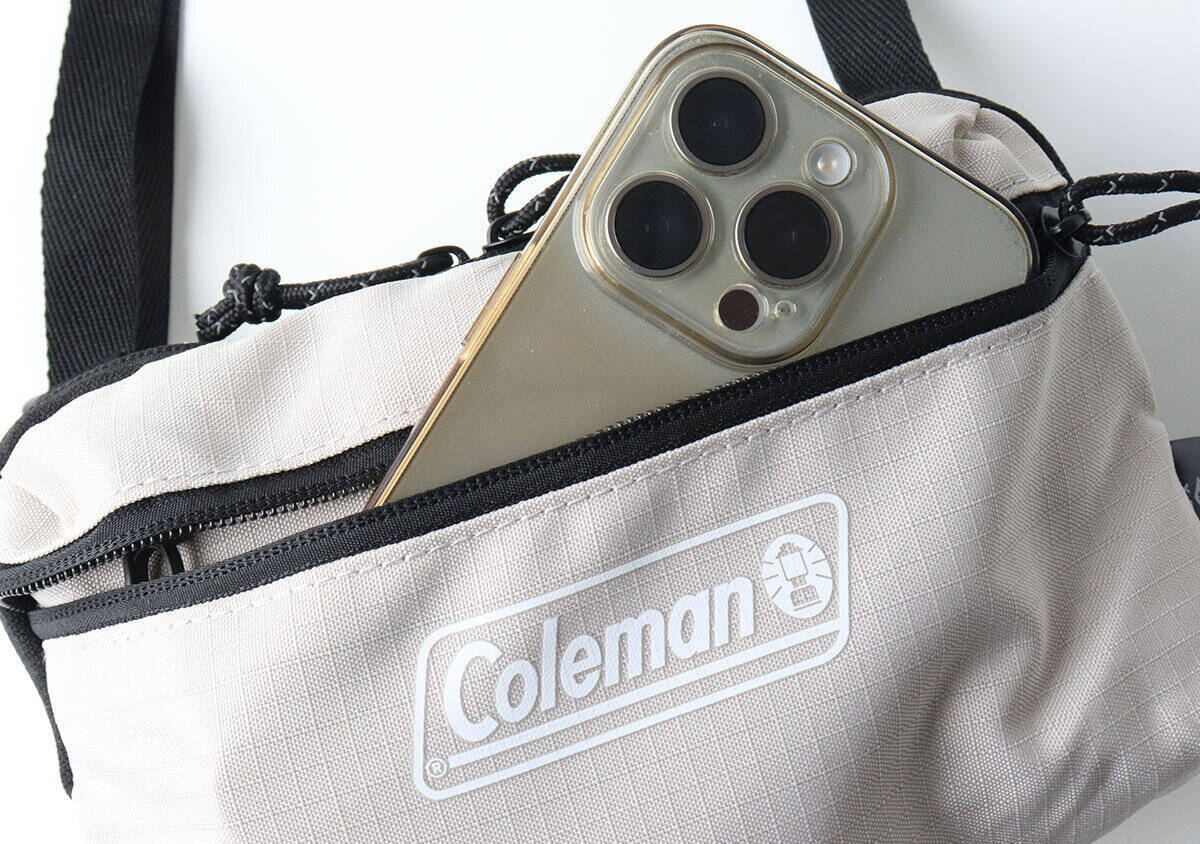 smart6月号の付録バッグ使い勝手が神すぎ！欲しい機能全部入り！コールマンミニショルダー