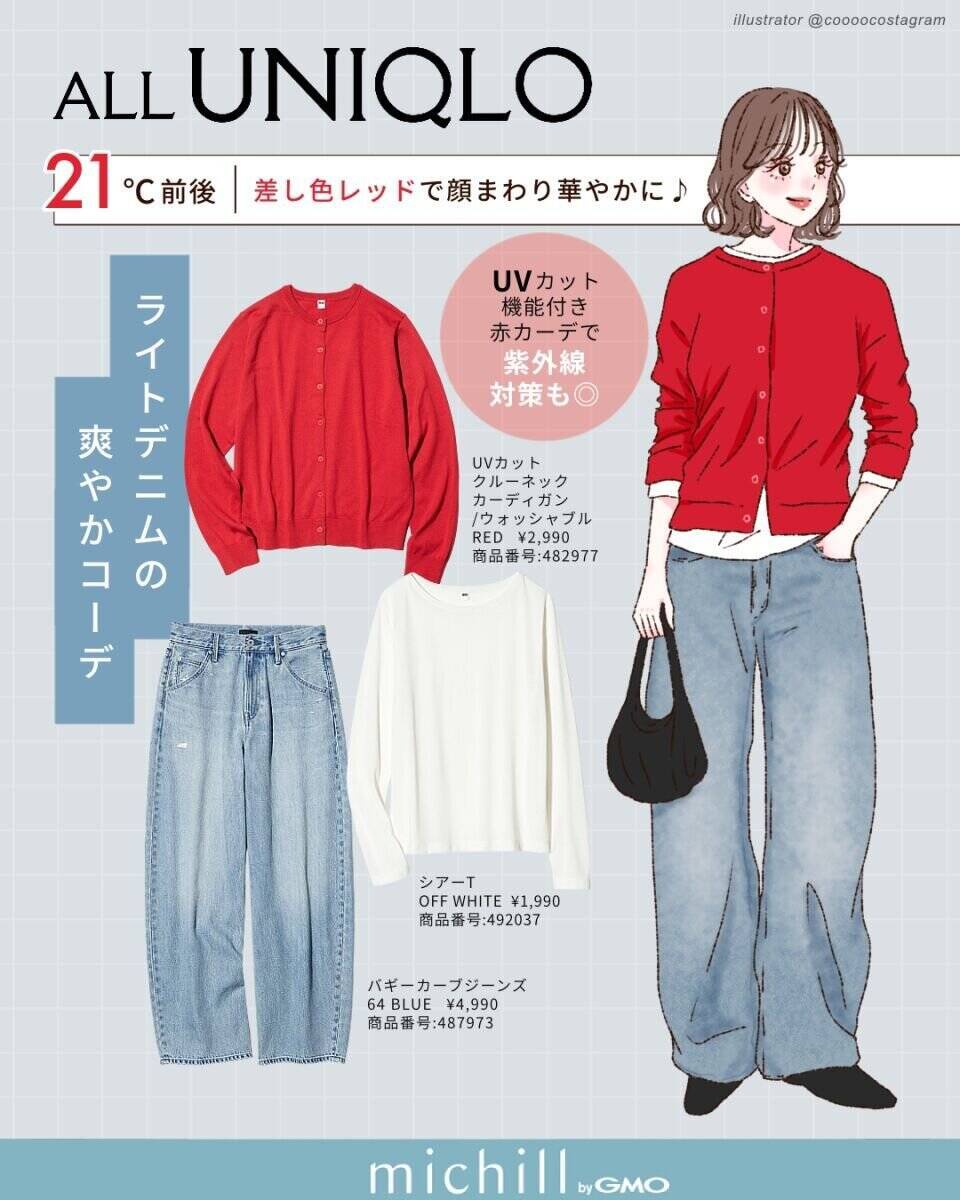 外は暑いけどオフィスは寒い…はユニクロで解決できる♡夏の気温別おたすけアイテムコーデ7選