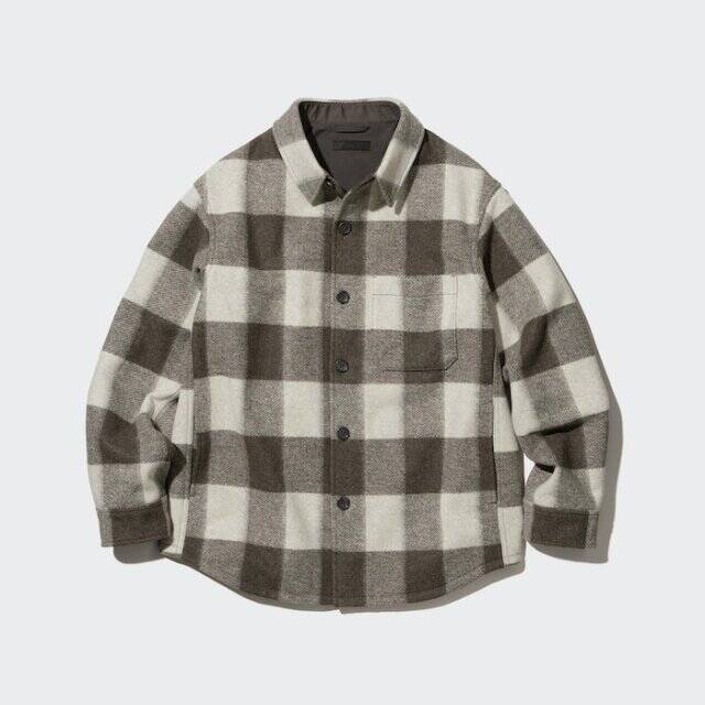 ユニクロメンズで抜け感プラス♡ゆるカワシャツジャケットのバランスアップコーデ