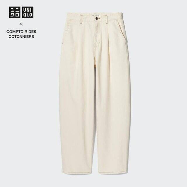 ユニクロの新作パンツはシルエット抜群だから1本持ってて損なしなんです♡