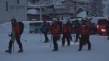 「滑った跡があったので…」中国籍や台湾籍の男性6人が一時遭難も無事救助　雪を掘って作った穴で一晩ビバーク