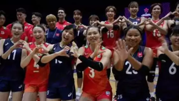 【速報】全員バレーで初戦快勝！ロサンゼルス五輪出場へ視界良好【バレーボールアジア選手権 日本×香港】