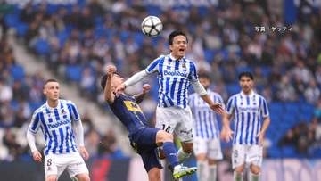 久保建英が83日ぶりの復帰戦でアシスト　「マン・オブ・ザ・マッチ」選出　三笘薫もチーム3連勝に貢献