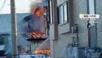 住宅全焼　2人の遺体見つかる　住人の親子と連絡取れず　青森・八戸市