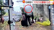 「いやー白昼堂々まさか…」見知らぬ人物が敷地内に…フクロウの置物を手提げバッグに入れ持ち去る一部始終　住民恐怖訴える