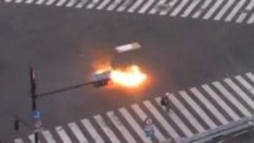 「有名なところなので注目してもらえる」スクランブル交差点に“放火”