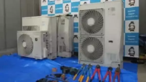 エアコン室外機を盗んだ疑い 高岡市のブラジル国籍の男2人を再逮捕　富山や石川で複数余罪か