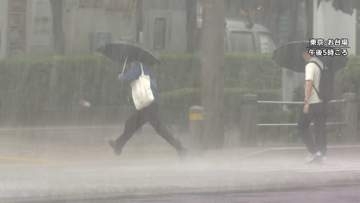 関東各地でゲリラ雷雨　帰宅時間帯を直撃　過去最長に並ぶ4日連続「酷暑日」