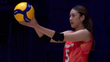 【第1セット速報】攻守で魅せるシンデレラ！佐藤淑乃が躍動！ロサンゼルス五輪へ好発進【バレーボールアジア選手権 日本×香港】