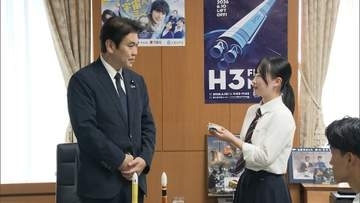 福井の高校生が文科大臣と面会　ドラマ「サバ缶、宇宙へ行く」のモデル