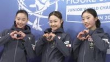 4連覇を狙う島田麻央が71.90点で1位、岡万佑子は国際大会自己ベスト更新で2位、岡田芽依24位【世界ジュニア女子・ショート】