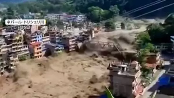 【映像】ネパール土石流被害の街を現地取材　帰路絶たれた観光客「命からがら逃げた」　衛星画像に「新たなリスク」も二次災害の懸念