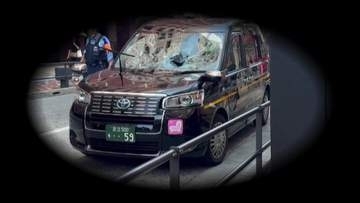歌舞伎町でタクシーを殴る蹴る　器物損壊容疑で40代男を逮捕　「やってます」容疑認める　男は酔った状態