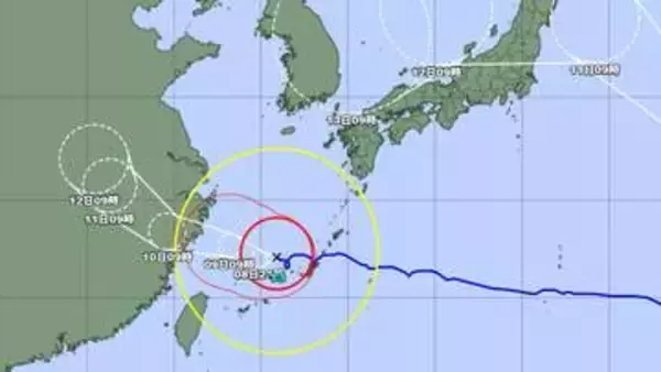 【台風情報】大型で非常に強い“ノロノロ台風”13号の進路は？　沖縄はトラック横転の恐れも　猛烈な風や高波、落雷・竜巻に警戒