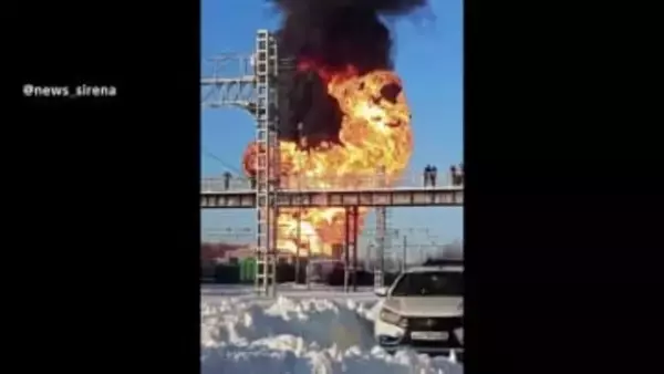 「熱くて、熱くてたまらない！」ガソリン積んだ貨物列車5両が脱線　燃料タンク爆発…死者は確認されず　ロシア