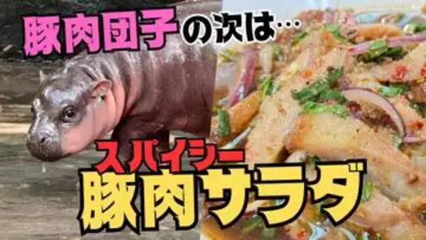 「豚肉団子」「チャーシュー」の次は「豚肉サラダ」　世界中でバズるコビトカバの“おいしそうな名前”　ドイツでは「ロールパン」誕生