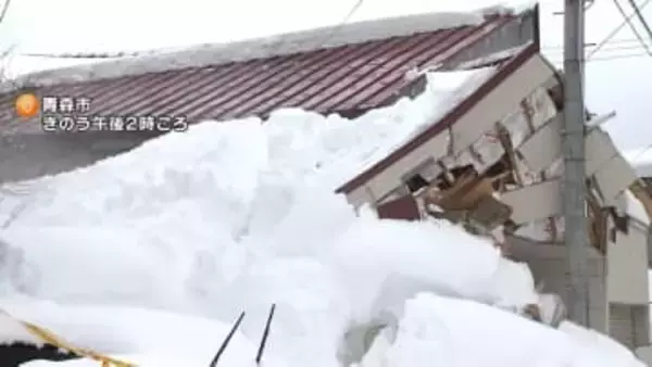 雪の重みで建物倒壊相次ぐ…新潟で2人死亡　4日は北日本や北陸は3月並みの気温に上昇の予想　落雪・なだれに警戒