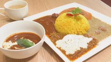 暑い夏に食べたい！富山のカレー2選「5種類のカレーを味わうプレート」「猫型ライスのやさしいカレー」