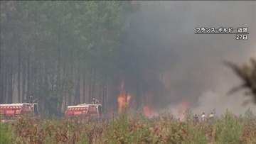 フランス ワインの産地まで山火事迫る　ヨーロッパ各地で被害続出